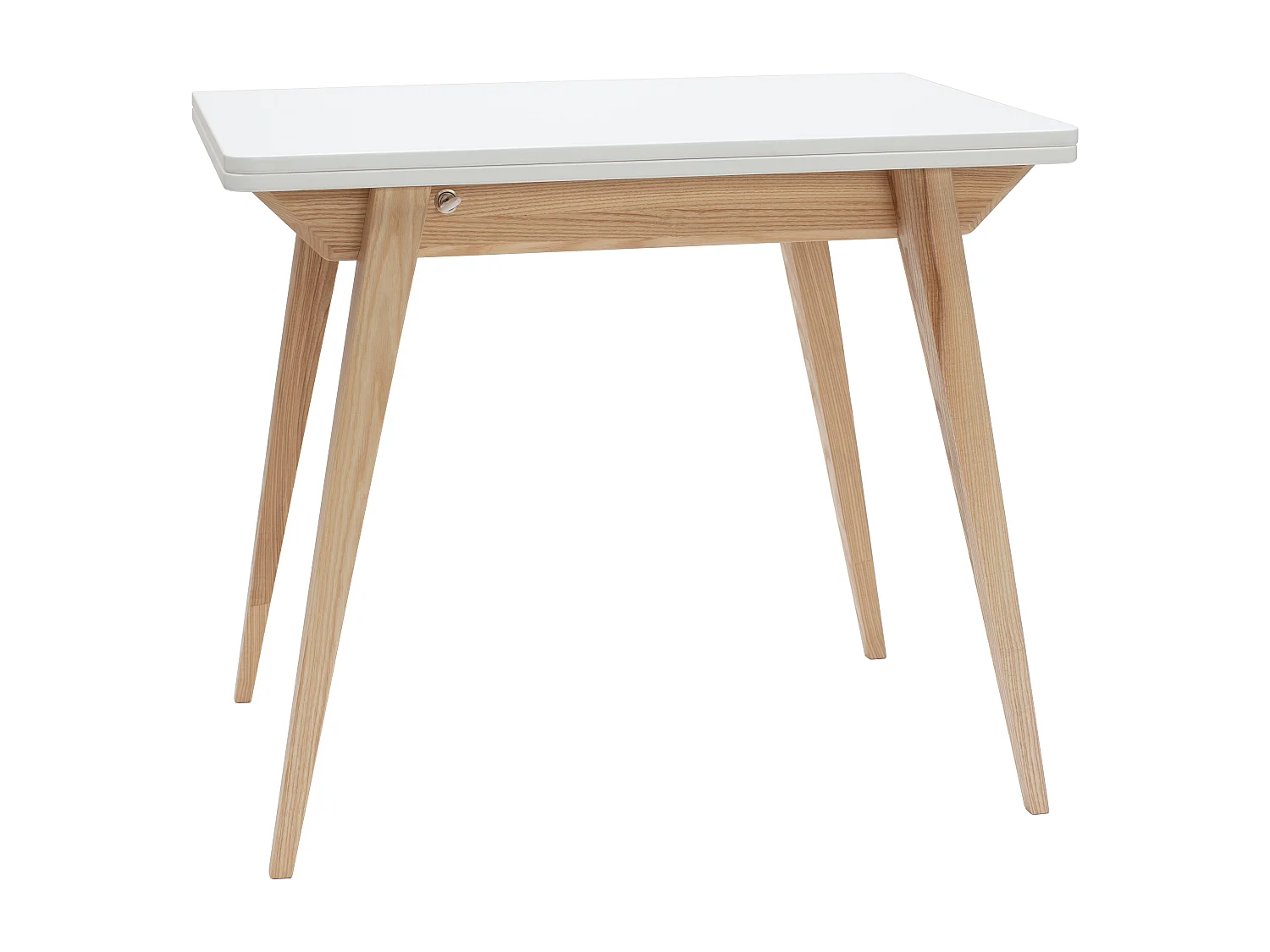 Table à manger extensible 90x65 Envelope Blanc