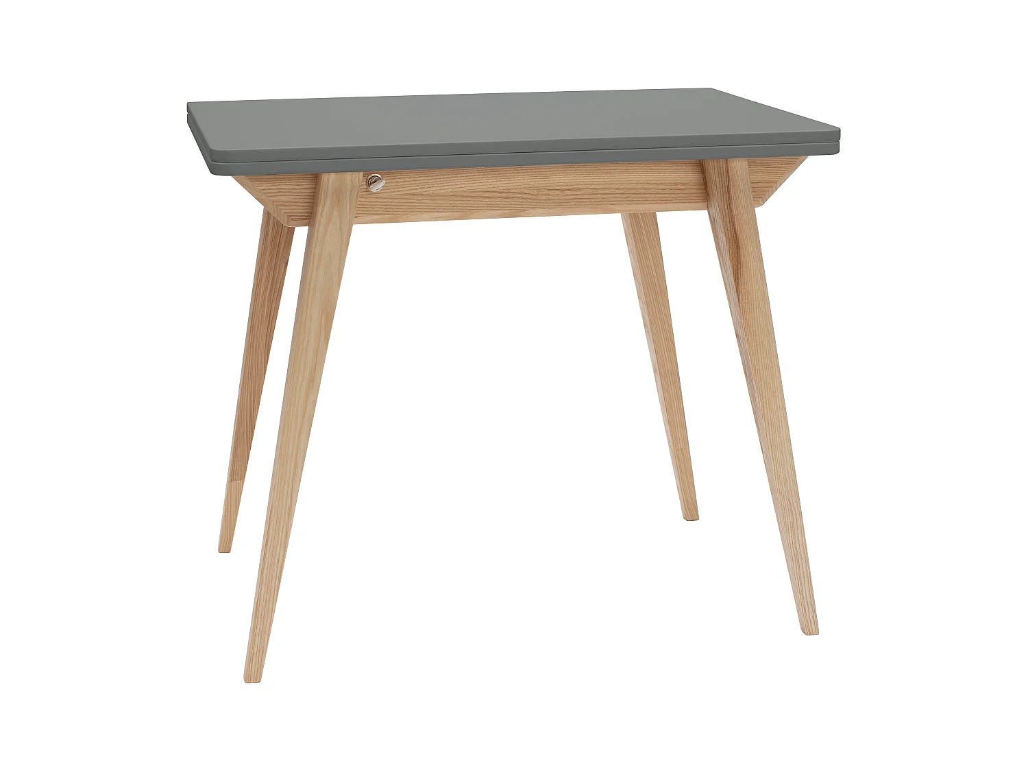 Table à manger extensible 90x65 Envelope Gris Béton
