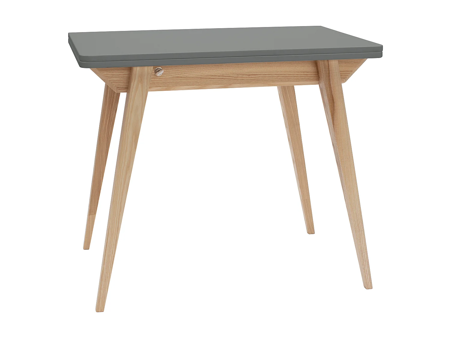 Table à manger extensible 90x65 Envelope Gris Béton