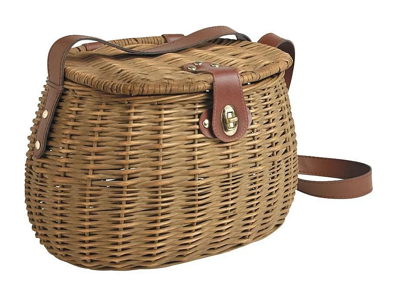 Panier peche en osier