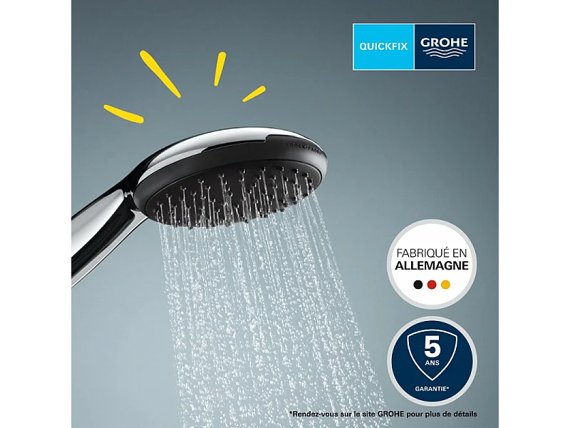 Douchette 2 jets GROHE Vitalio Start 110 Chromé