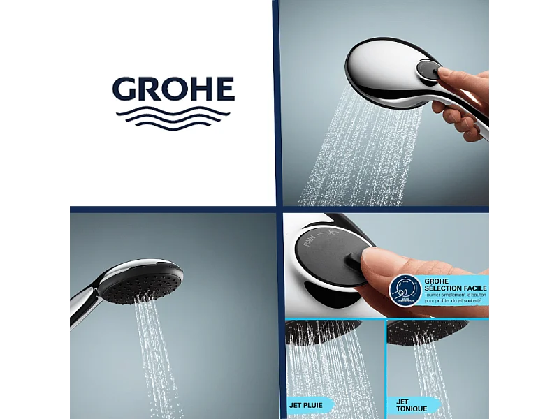 Douchette 2 jets GROHE Vitalio Start 110 Chromé