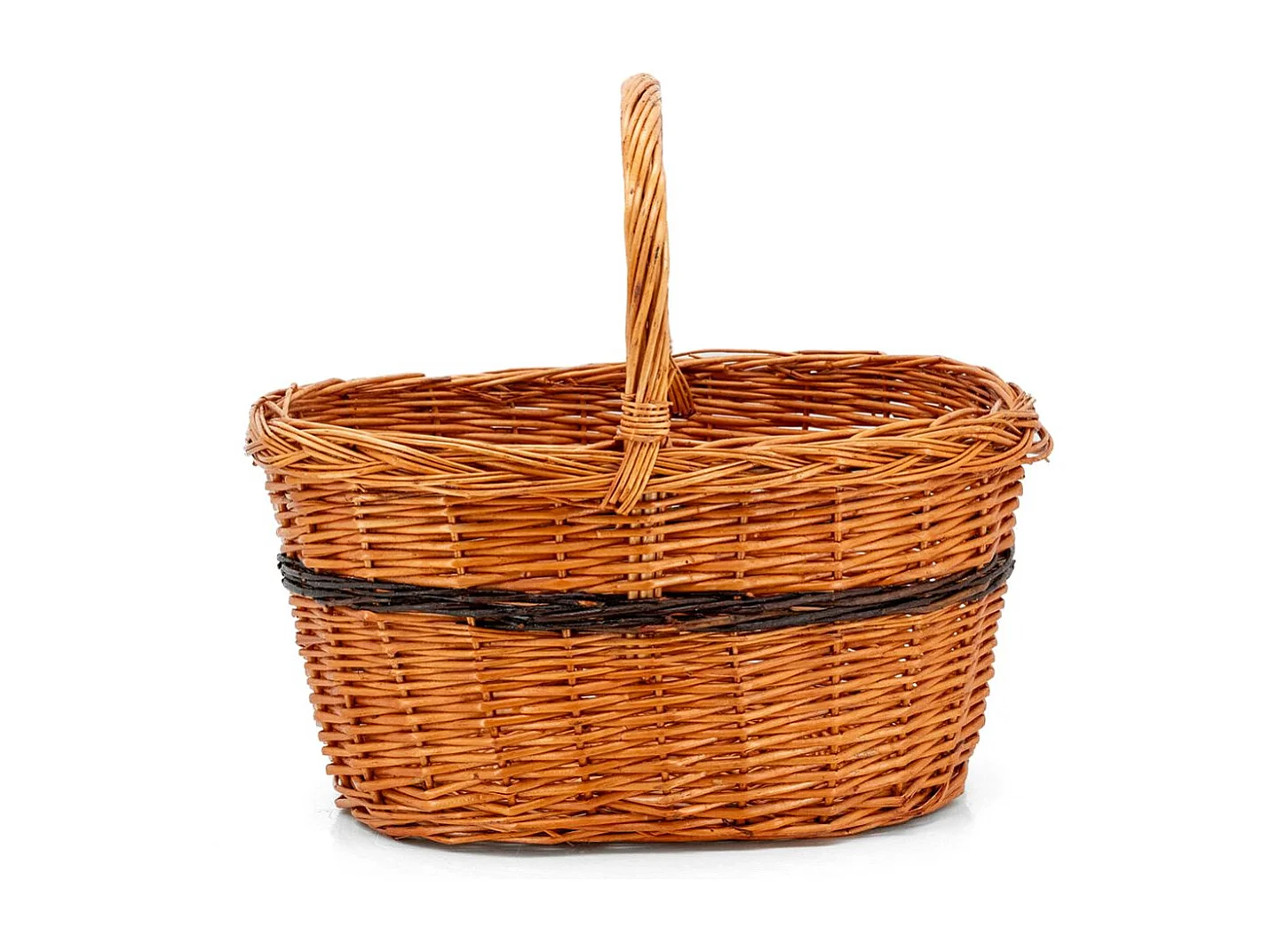 Panier Lucette en osier buff Droit