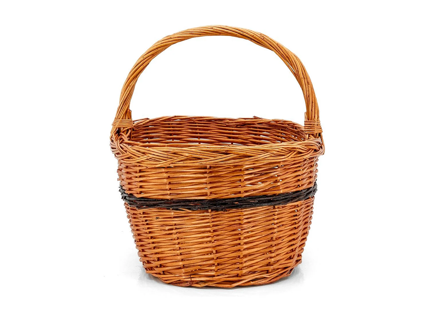 Panier Lucette en osier buff Droit
