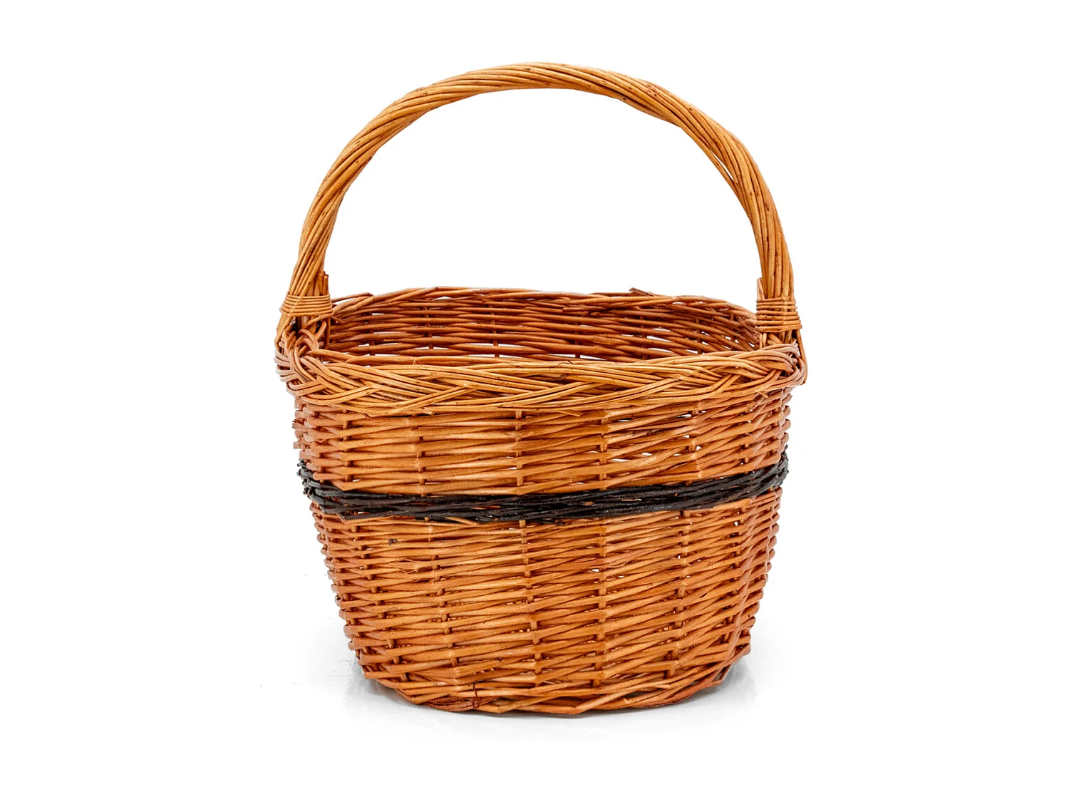 Panier Lucette en osier buff Droit