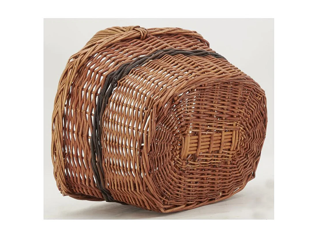 Panier Lucette en osier buff Droit