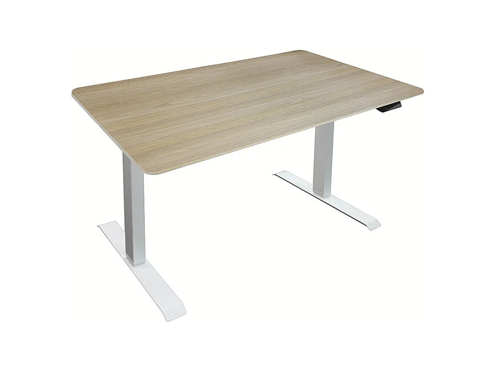 Home Deluxe bureau à hauteur réglable LUMINA blanc - marron