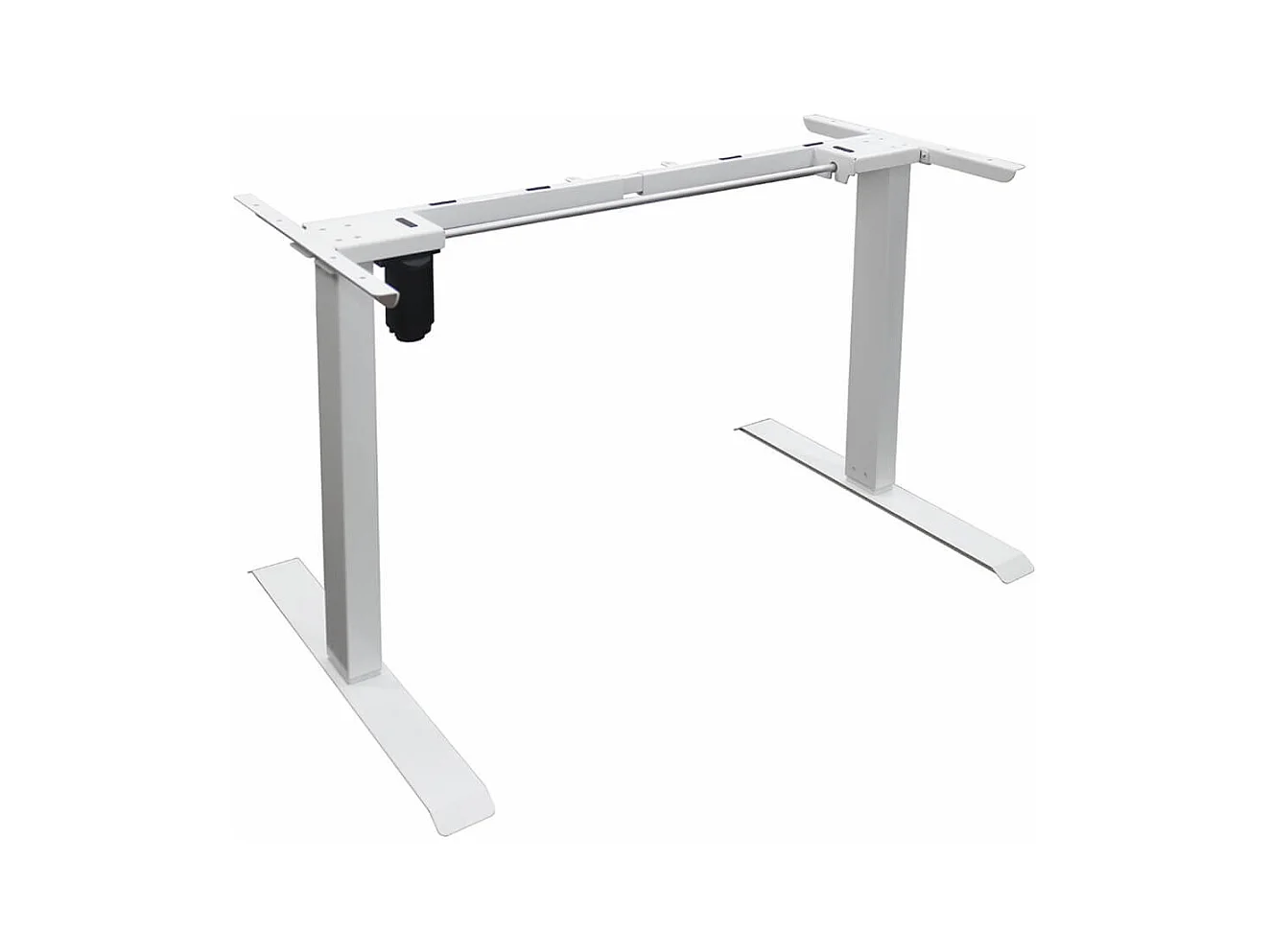 Home Deluxe bureau à hauteur réglable LUMINA blanc - marron