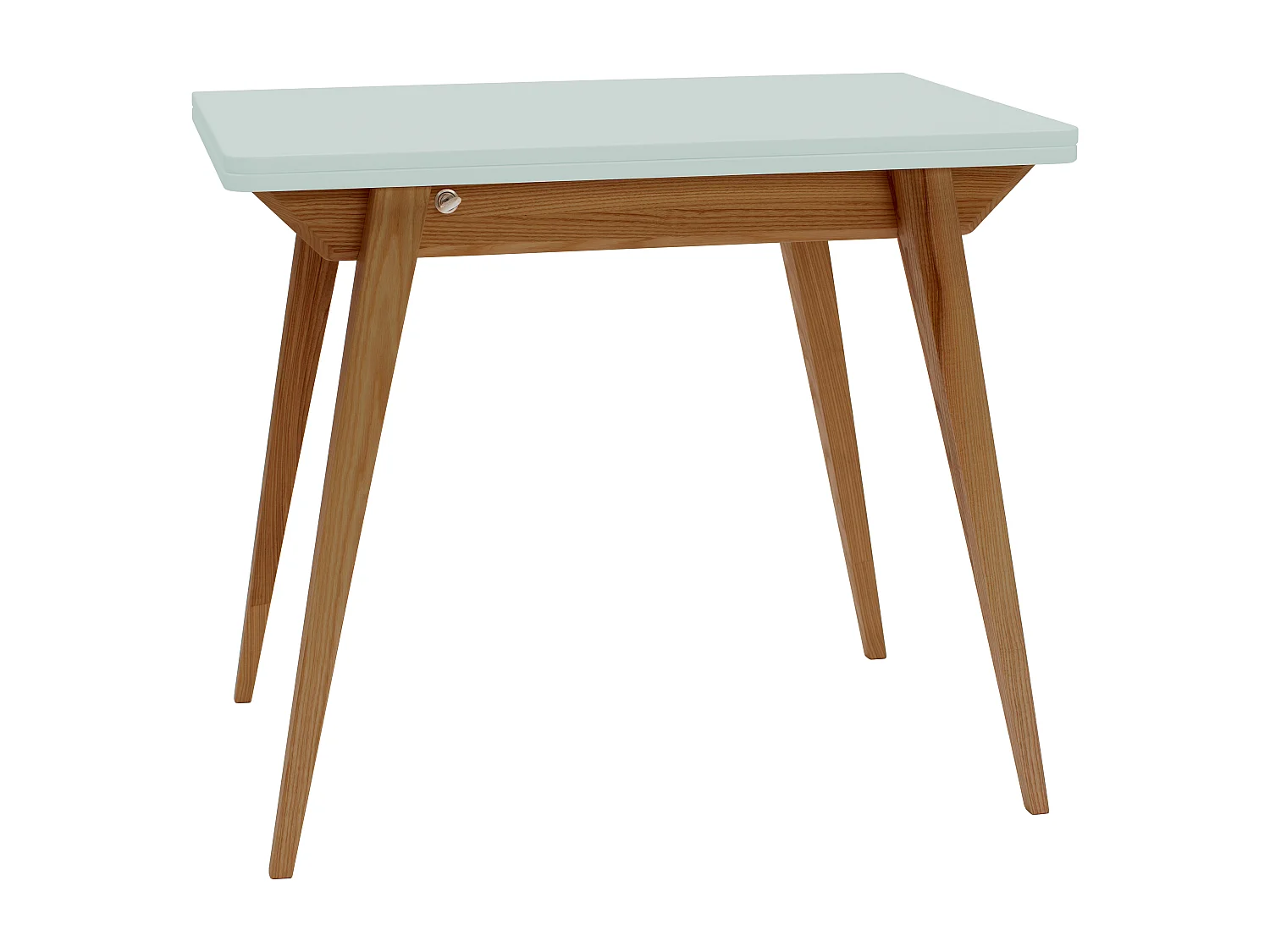 Table à manger extensible 90x65 Envelope Menthe Éphémère Chêne