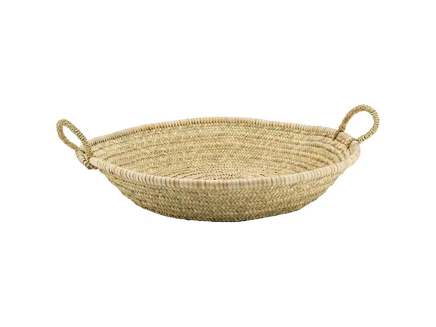 Corbeille à fruits en palmier souk Ø 40