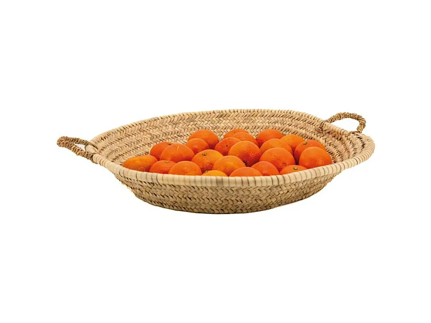 Corbeille à fruits en palmier souk Ø 40