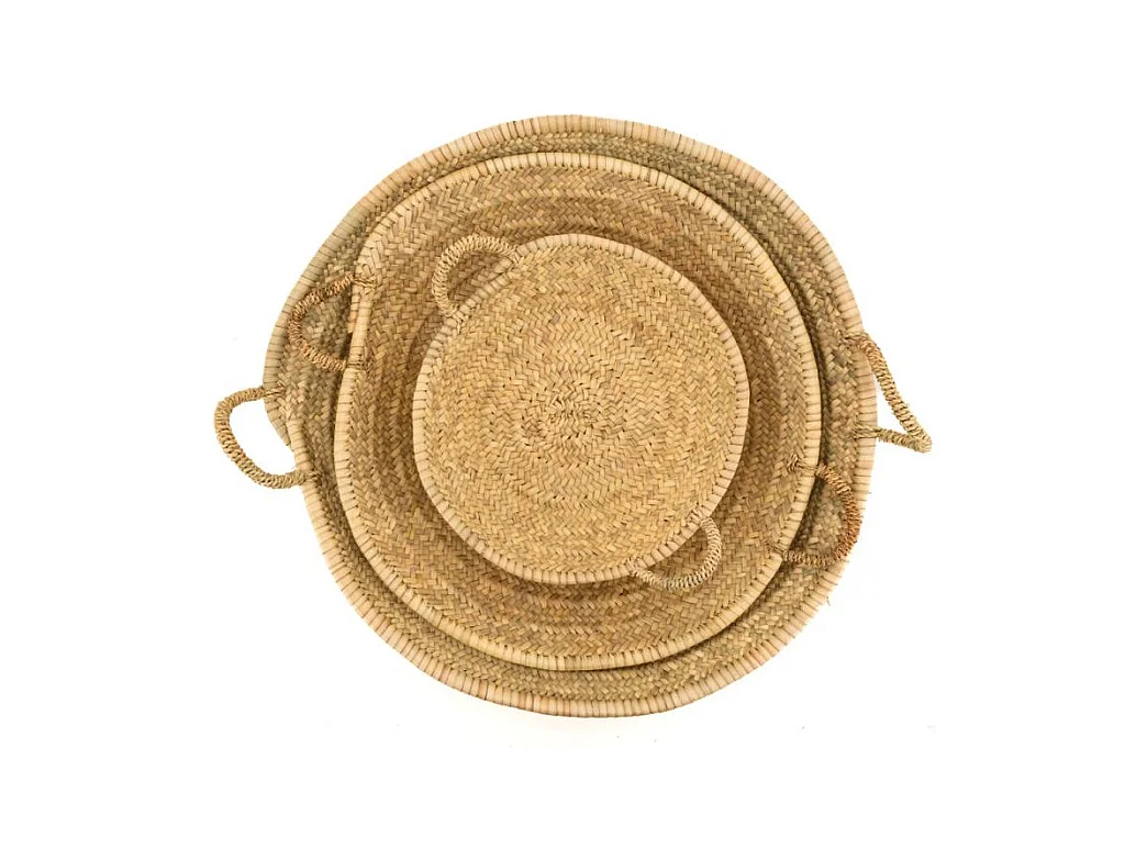 Corbeille à fruits en palmier souk Ø 40