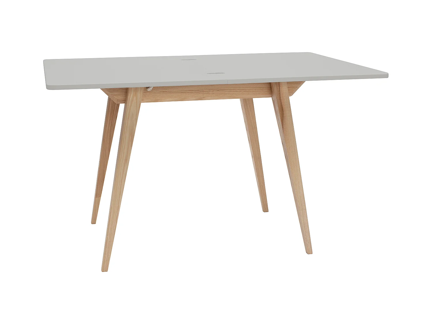 Table à manger extensible 90x65 Envelope Gris Oerle