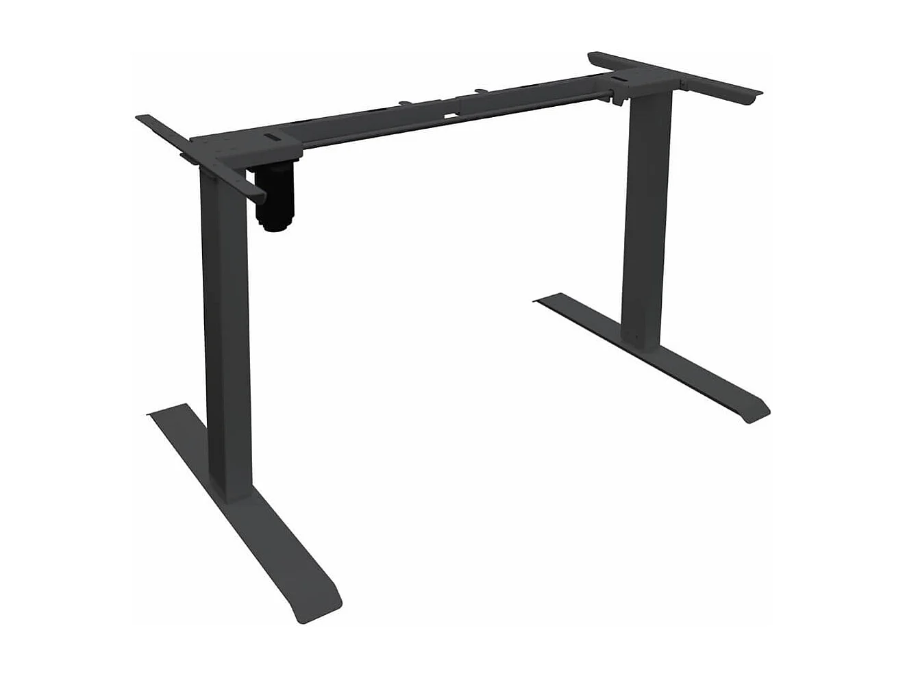 Home Deluxe bureau à hauteur réglable LUMINA noir - blanc