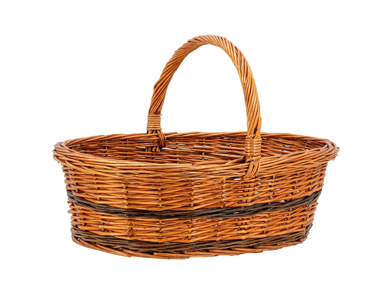 Panier Lucette en osier buff Bas