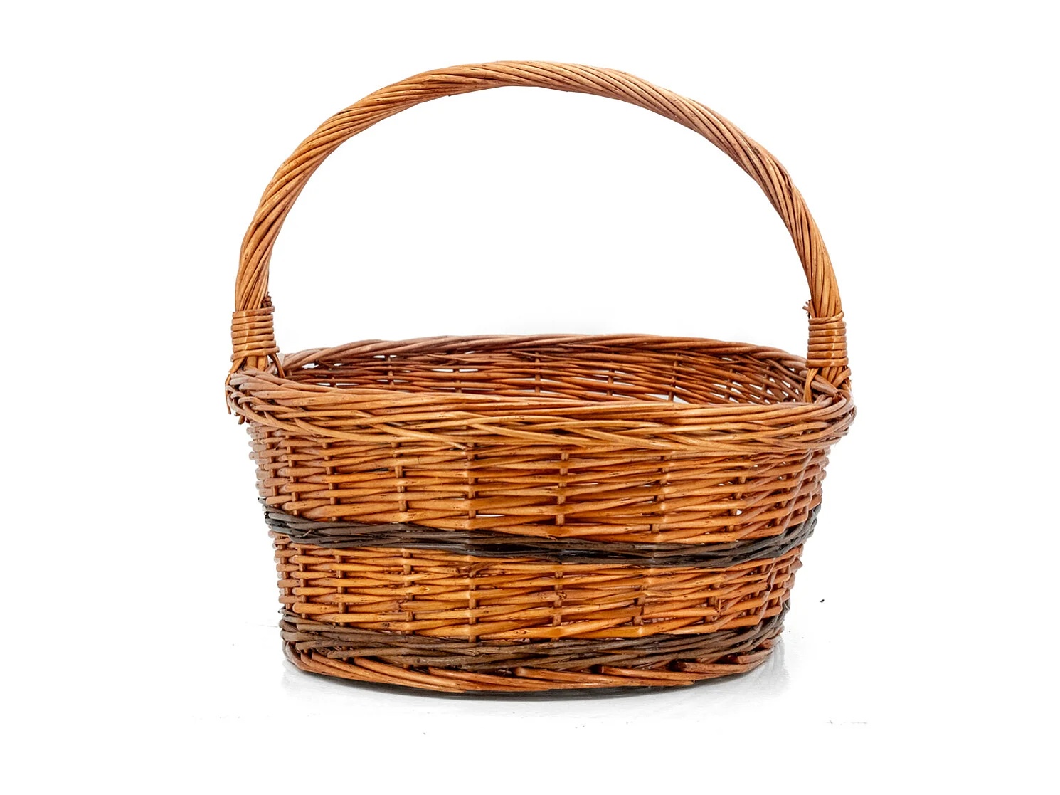 Panier Lucette en osier buff Bas