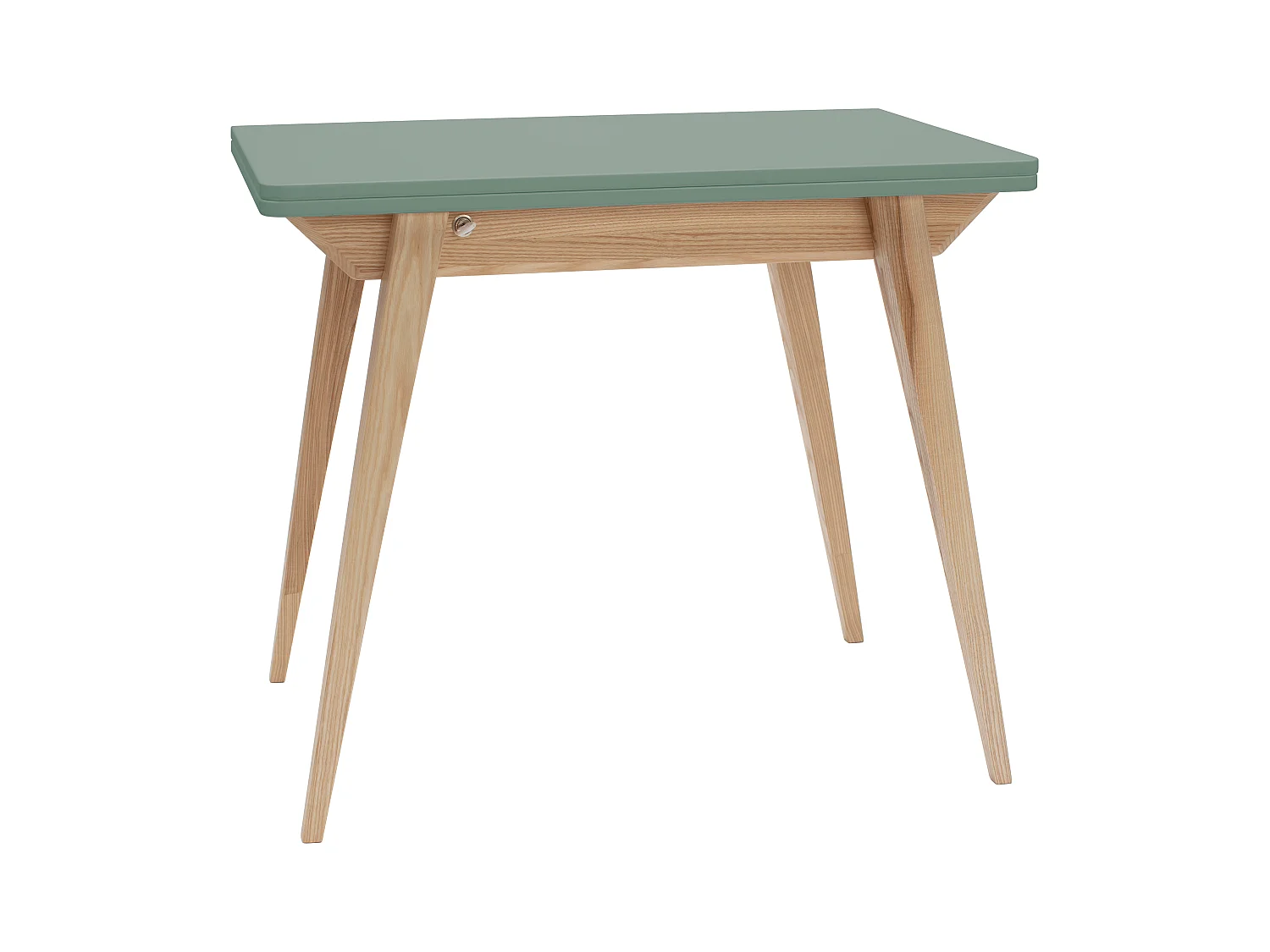 Table à manger extensible 90x65 Envelope Vert Sauge
