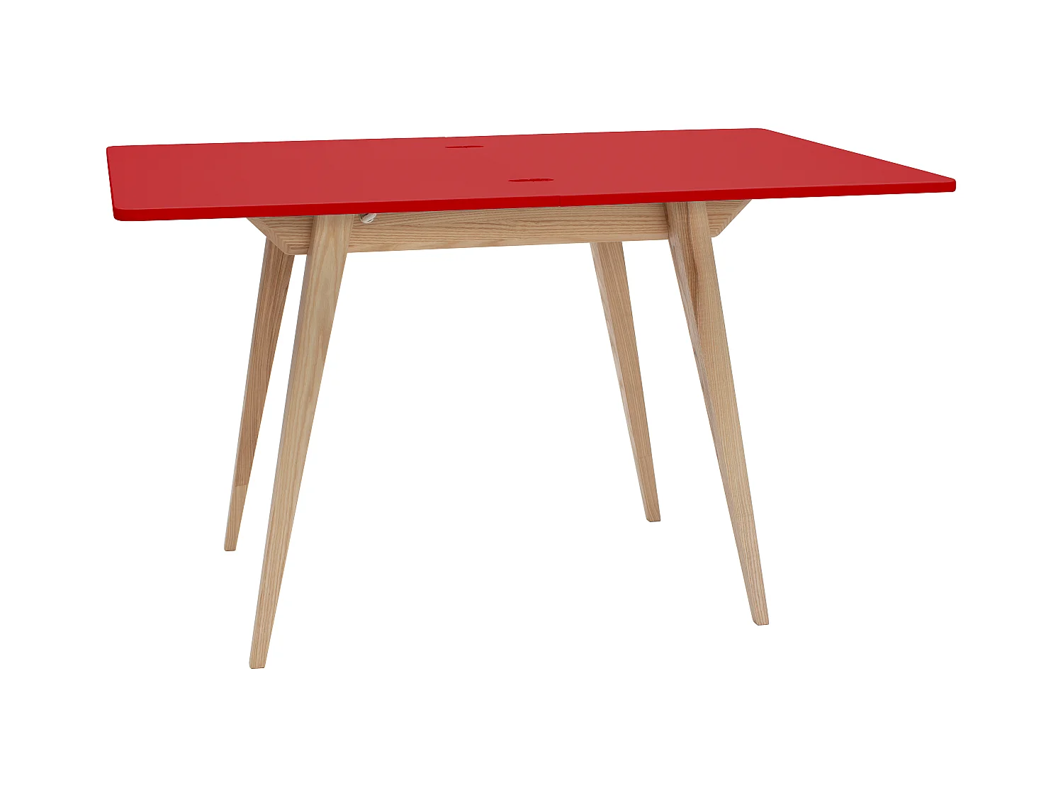 Table à manger extensible 90x65 Envelope Rouge Pur