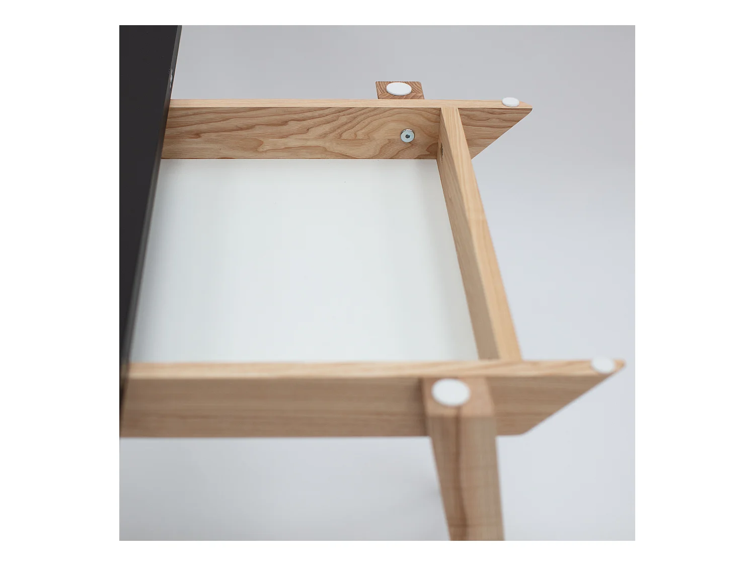 Table à manger extensible 90x65 Envelope Rouge Pur