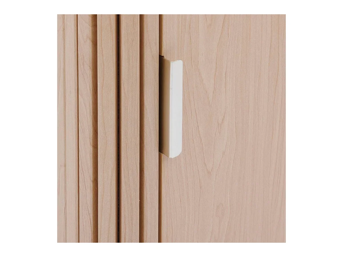 Colonne Meuble de salle de bain 1 porte 4 niches - Longueur 45 x largeur 30 x Hauteur 160 cm