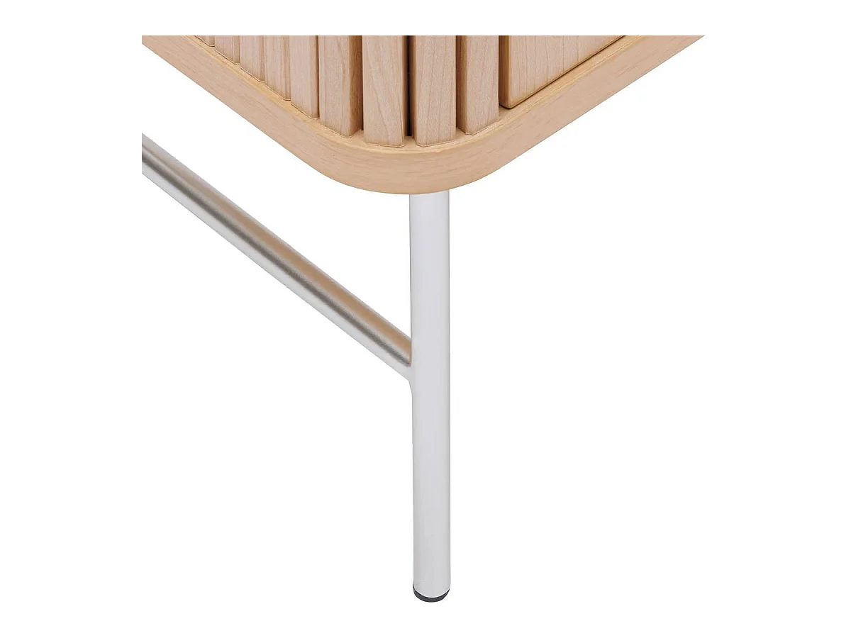 Colonne Meuble de salle de bain 1 porte 4 niches - Longueur 45 x largeur 30 x Hauteur 160 cm