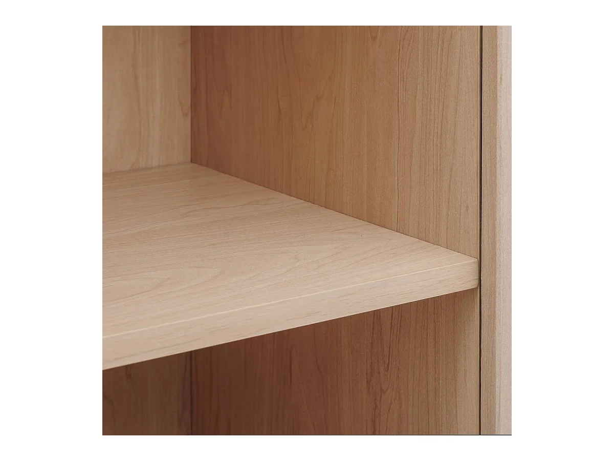 Colonne Meuble de salle de bain 1 porte 4 niches - Longueur 45 x largeur 30 x Hauteur 160 cm