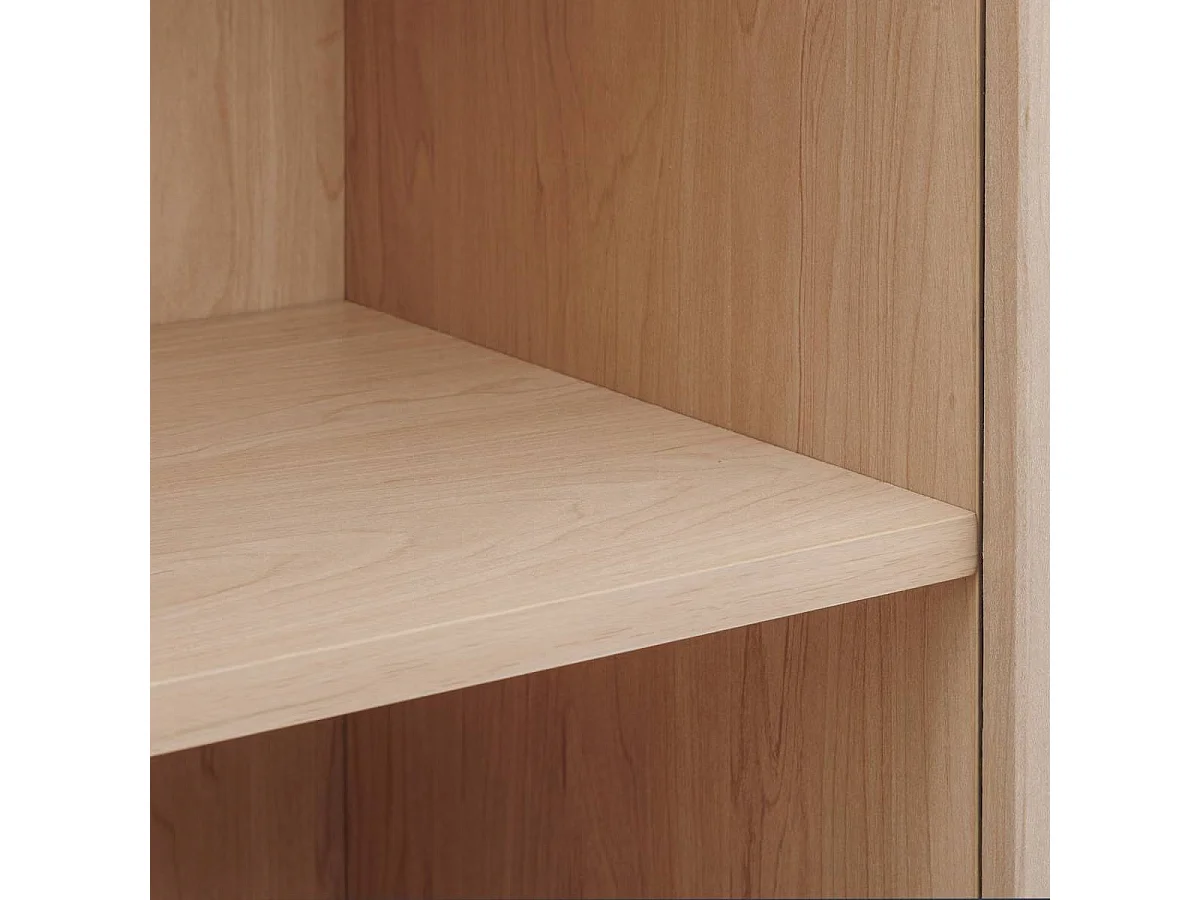 Colonne Meuble de salle de bain 1 porte 4 niches - Longueur 45 x largeur 30 x Hauteur 160 cm