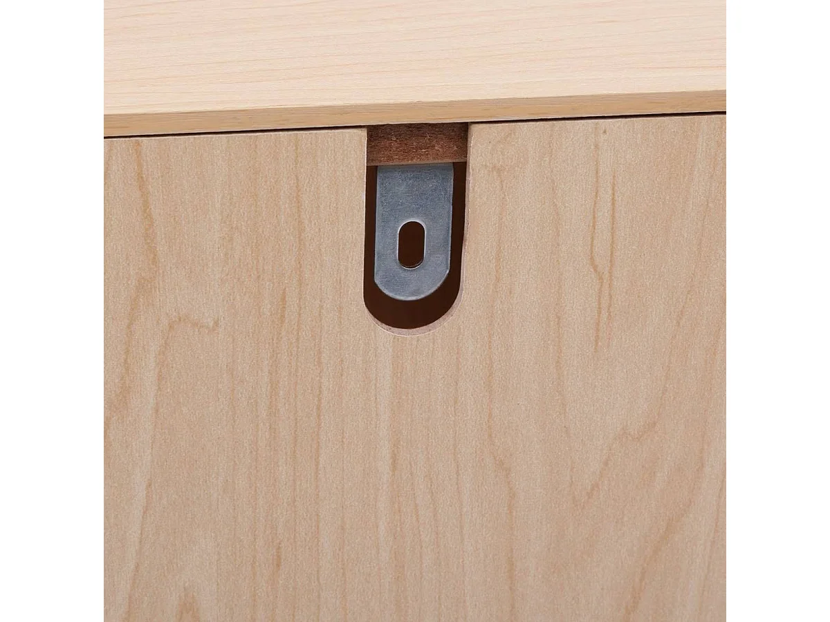 Colonne Meuble de salle de bain 1 porte 4 niches - Longueur 45 x largeur 30 x Hauteur 160 cm