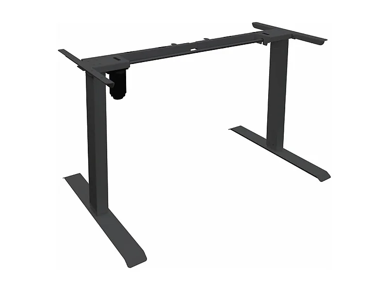 Home Deluxe bureau à hauteur réglable LUMINA noir - marron