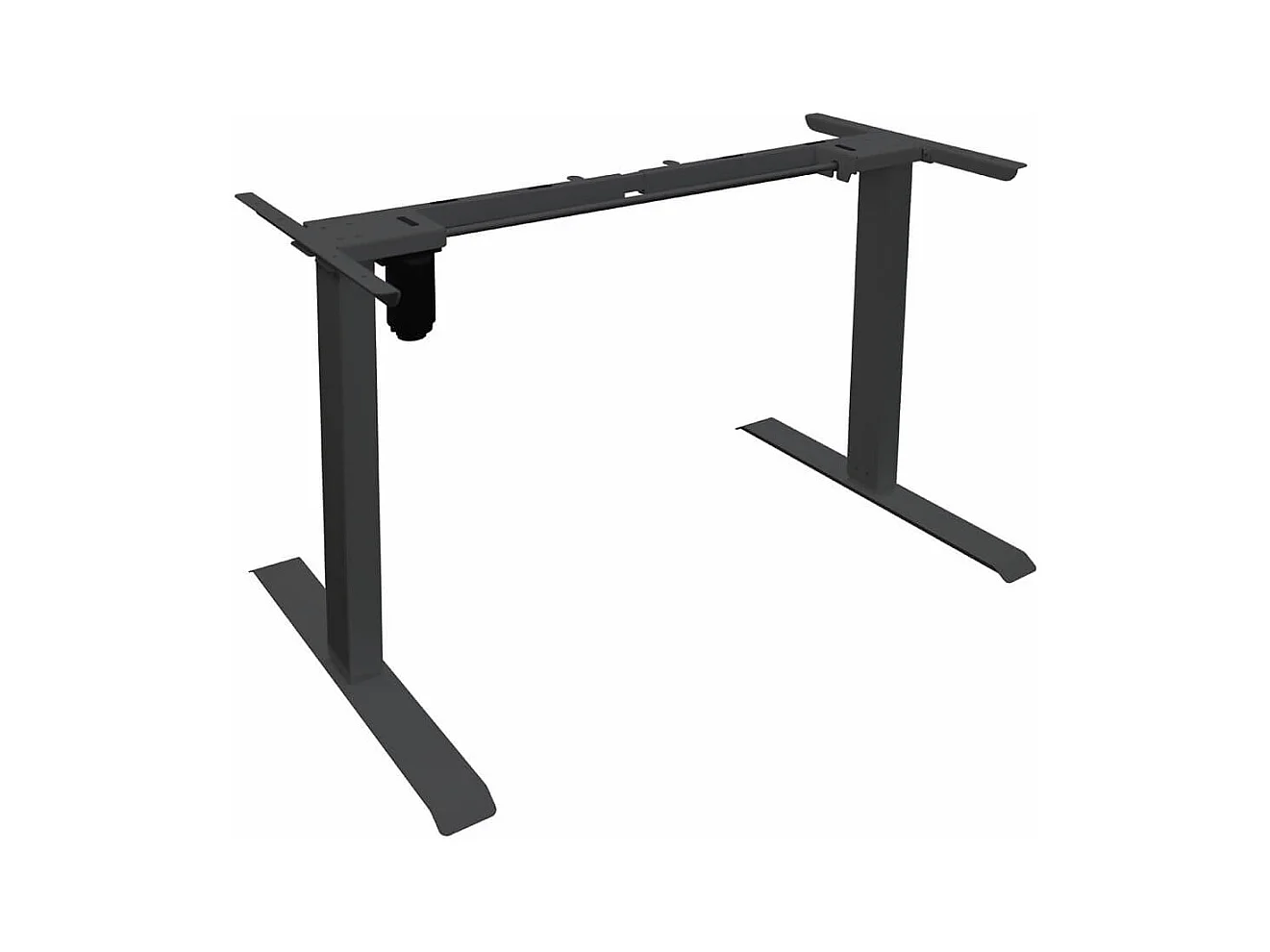 Home Deluxe bureau à hauteur réglable LUMINA noir - marron