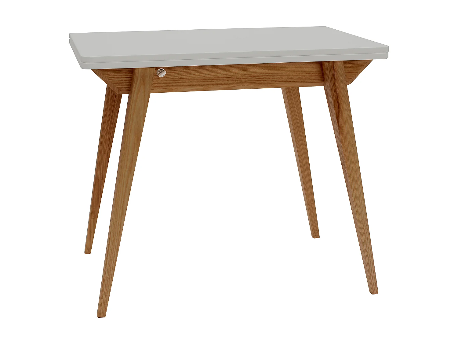 Table à manger extensible 90x65 Envelope Gris Oerle Chêne