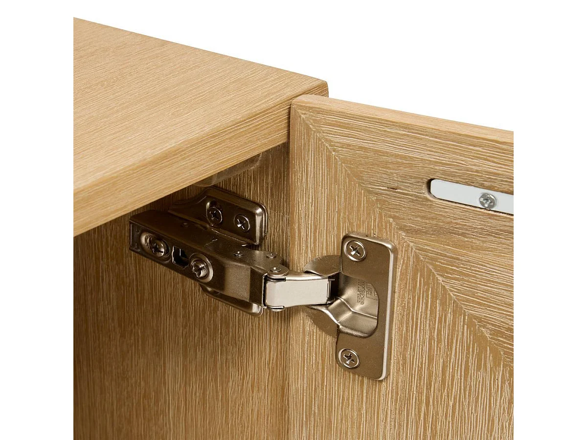 Meuble TV de 2 portes et 1 étagère - Longueur 160 x Profondeur 40 x Hauteur 55 cm