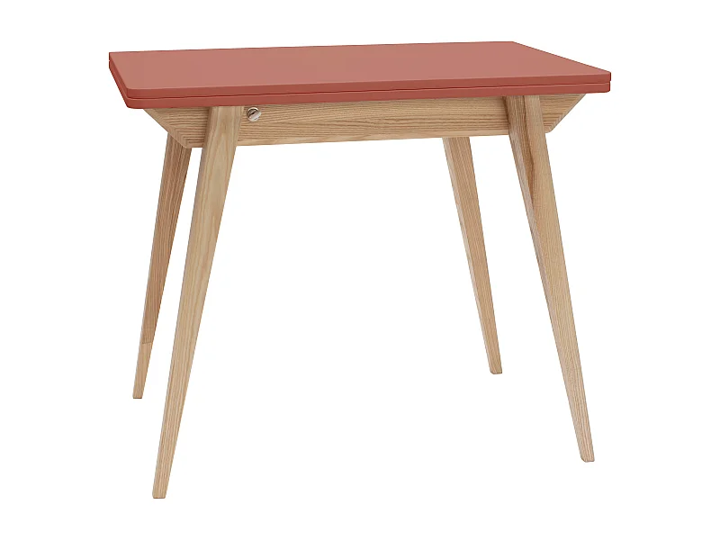 Mesa de jantar extensível 90x65cm Envelope Rosa Antigo
