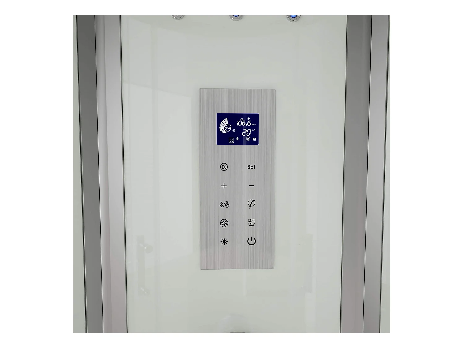 Home Deluxe Douche à vapeur WHITE PEARL 90 x 90 cm