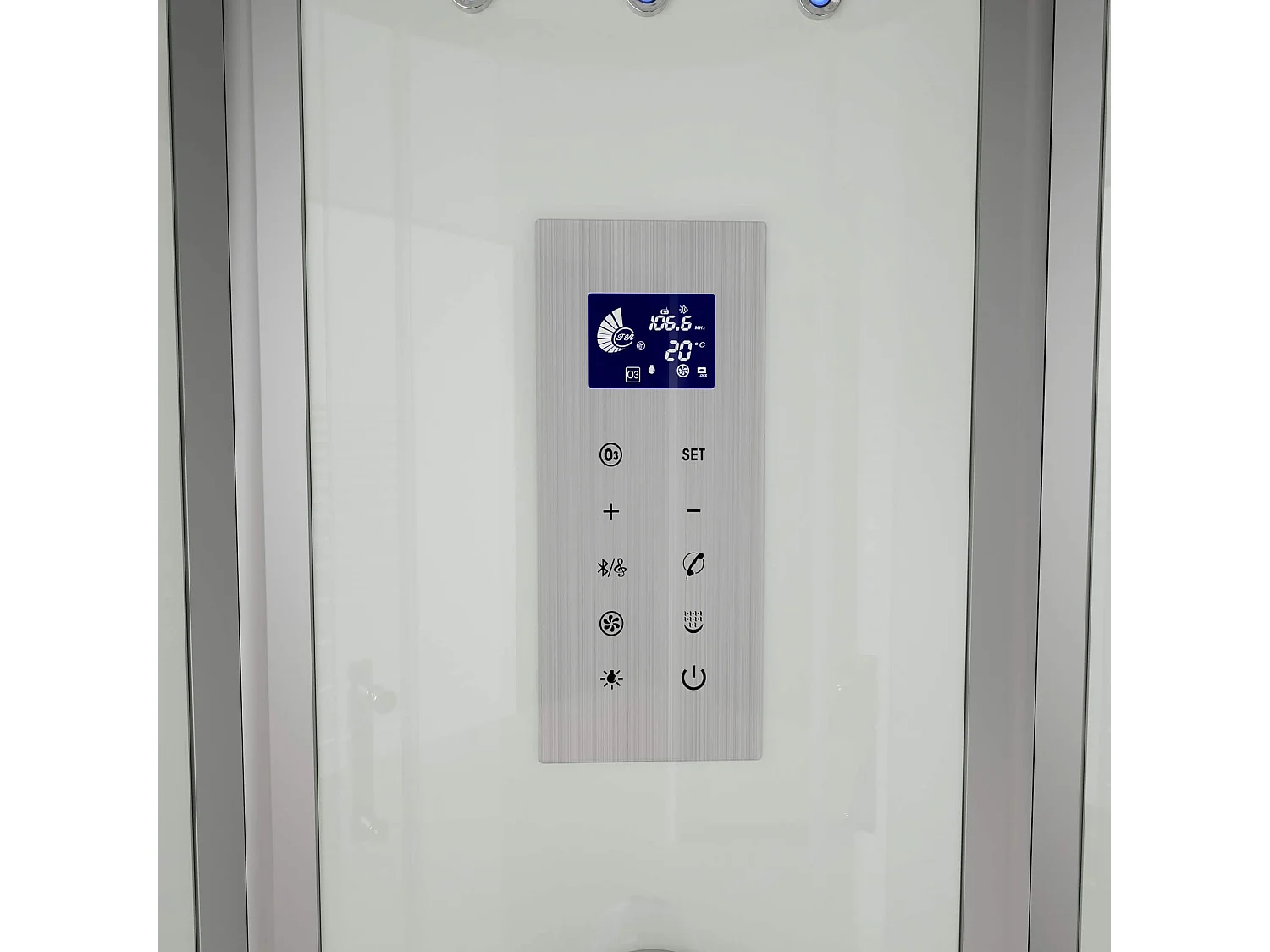 Home Deluxe Douche à vapeur WHITE PEARL 90 x 90 cm