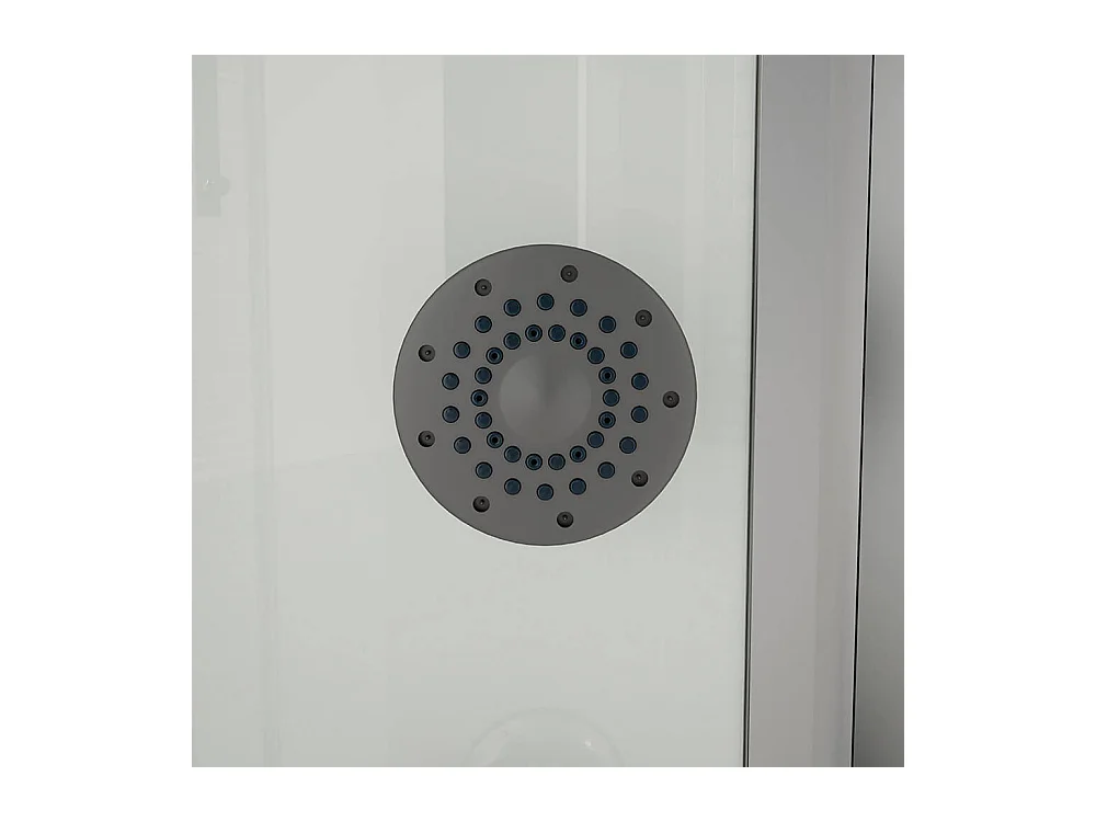 Home Deluxe Douche à vapeur WHITE PEARL 100 x 100 cm