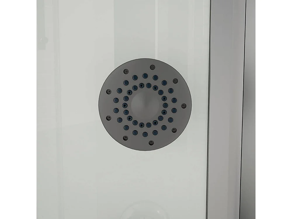 Home Deluxe Douche à vapeur WHITE PEARL 100 x 100 cm