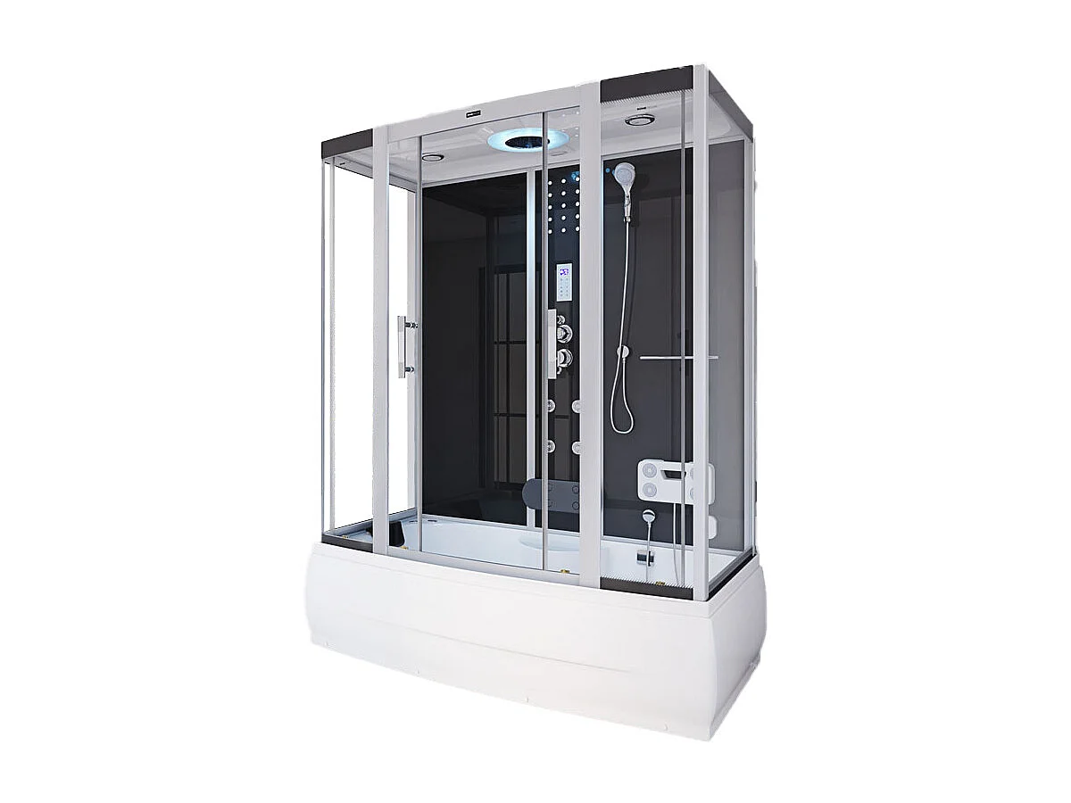 Home Deluxe Douche à vapeur DIAMOND BIG Noir