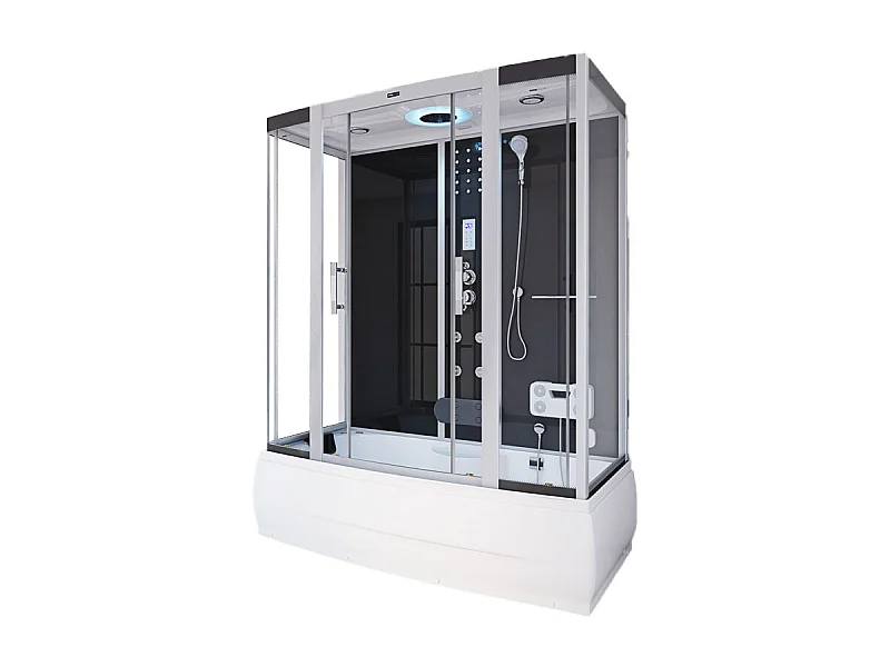 Home Deluxe Douche à vapeur DIAMOND BIG Noir