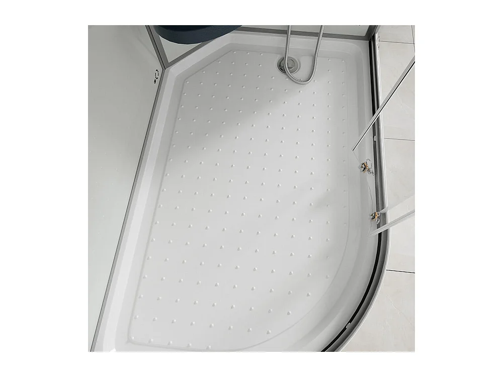 Home Deluxe Douche hammam WHITE PEARL 120 x 80 cm Gauche