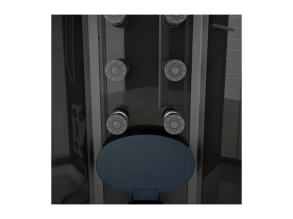 Home Deluxe Cabine de douche BLACK PEARL 90 x 90 cm