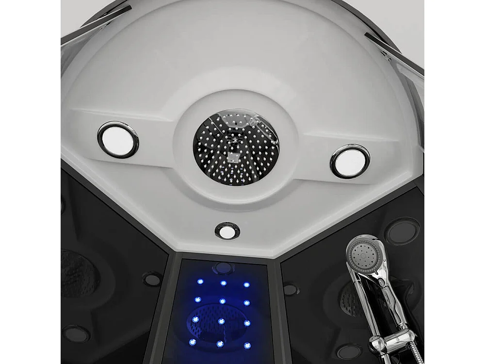 Home Deluxe Cabine de douche BLACK PEARL 90 x 90 cm