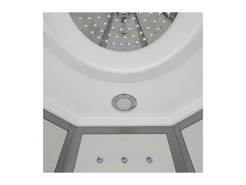 Cabine de douche Home Deluxe WHITE PEARL 100 x 100 cm