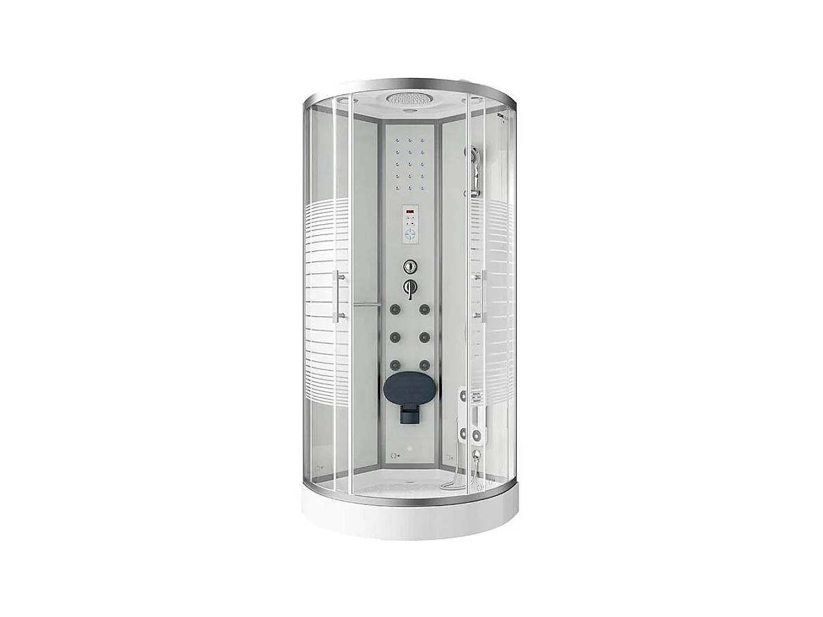 Cabine de douche Home Deluxe WHITE PEARL 100 x 100 cm