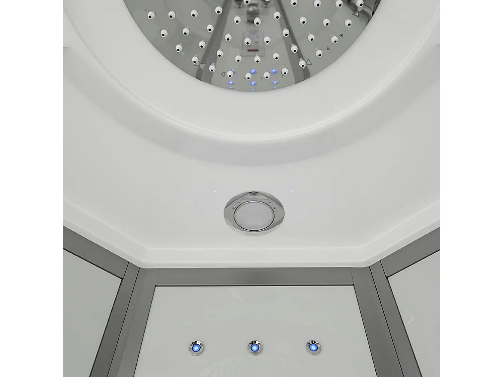 Cabine de douche Home Deluxe WHITE PEARL 100 x 100 cm