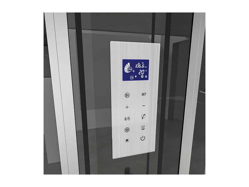 Home Deluxe Douche à vapeur ALLIN 4in1 Noir Gauche