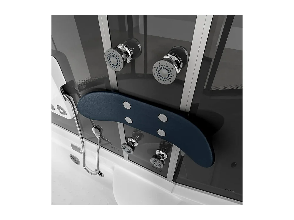 Home Deluxe Douche à vapeur ALLIN 4in1 Noir Gauche