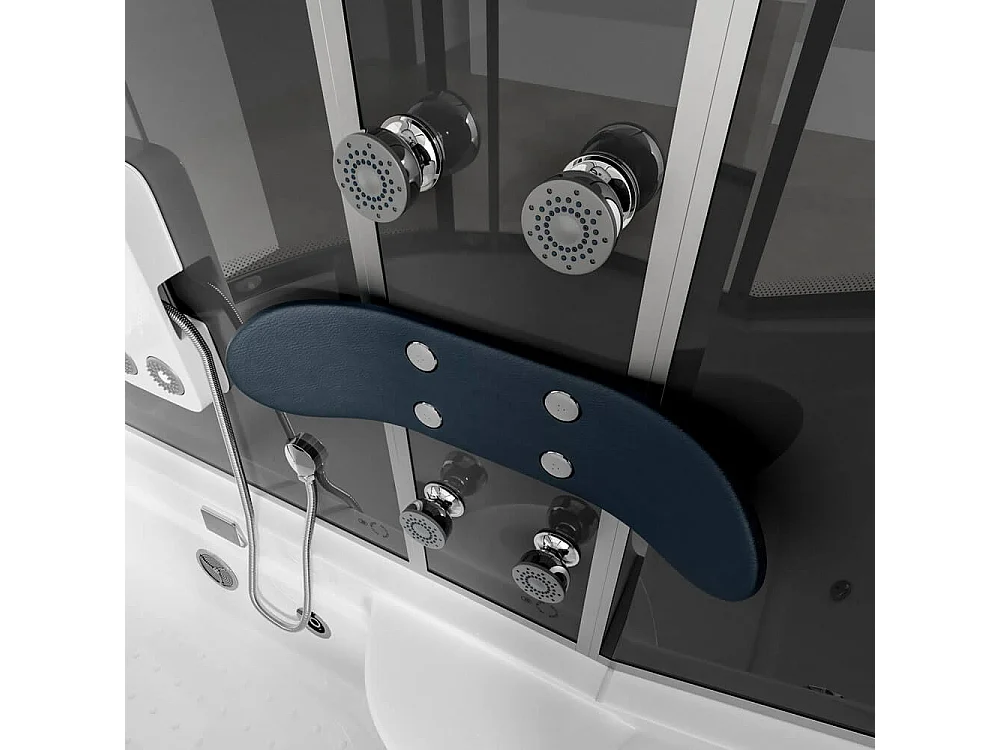 Home Deluxe Douche à vapeur ALLIN 4in1 Noir Gauche