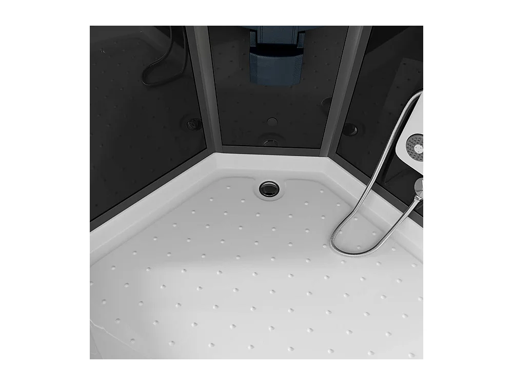 Home Deluxe Cabine de douche BLACK PEARL 100 x 100 cm