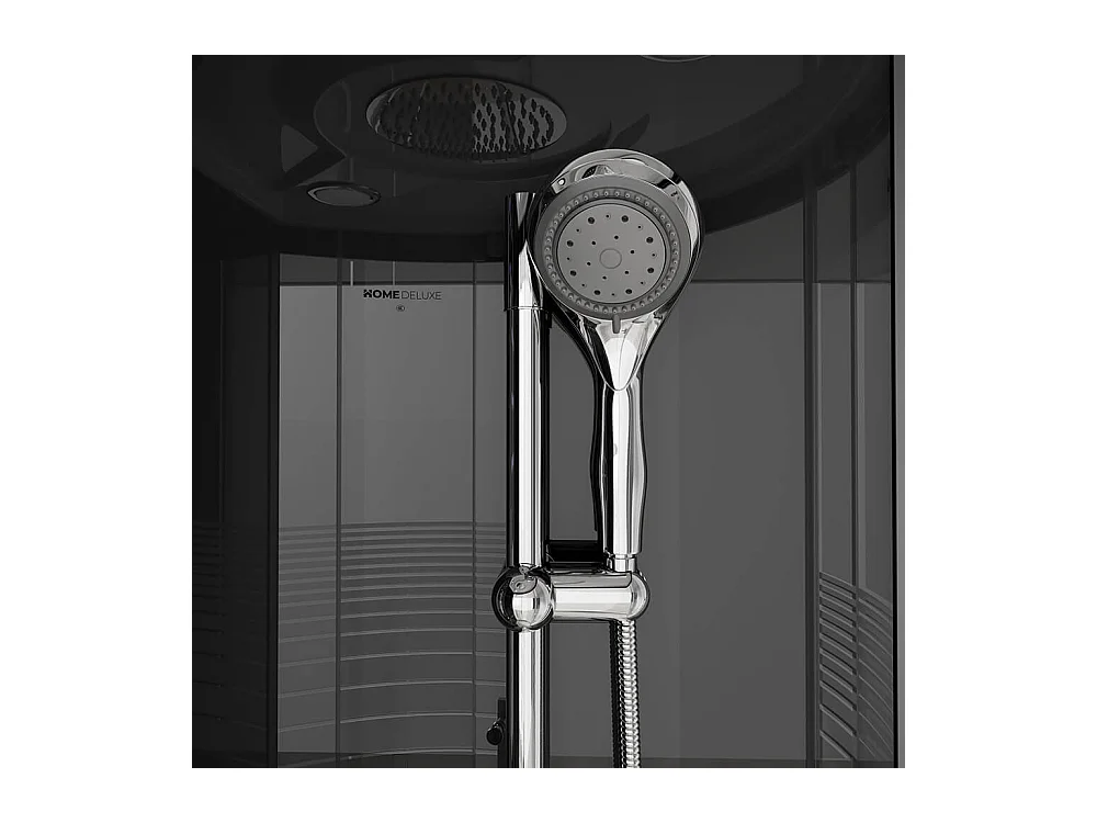 Home Deluxe Cabine de douche BLACK PEARL 100 x 100 cm